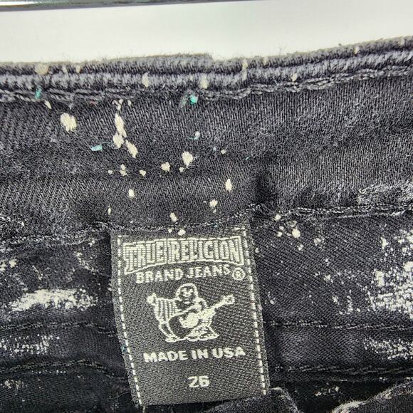 True Religion Women’s Stella Low Rise Cosmic Splatter Print Skinny Jeans Size 26 - Picture 2 of 3